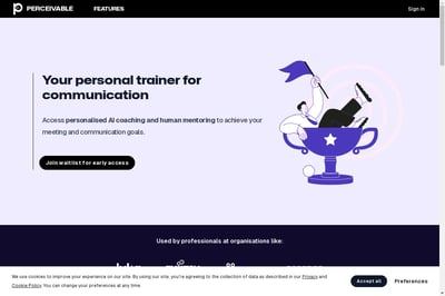 Perceivable - AI & Human Coaching for Better Productivity preview